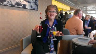 Captain's Gala and Rotterdam with Joani, Barbara and Mary